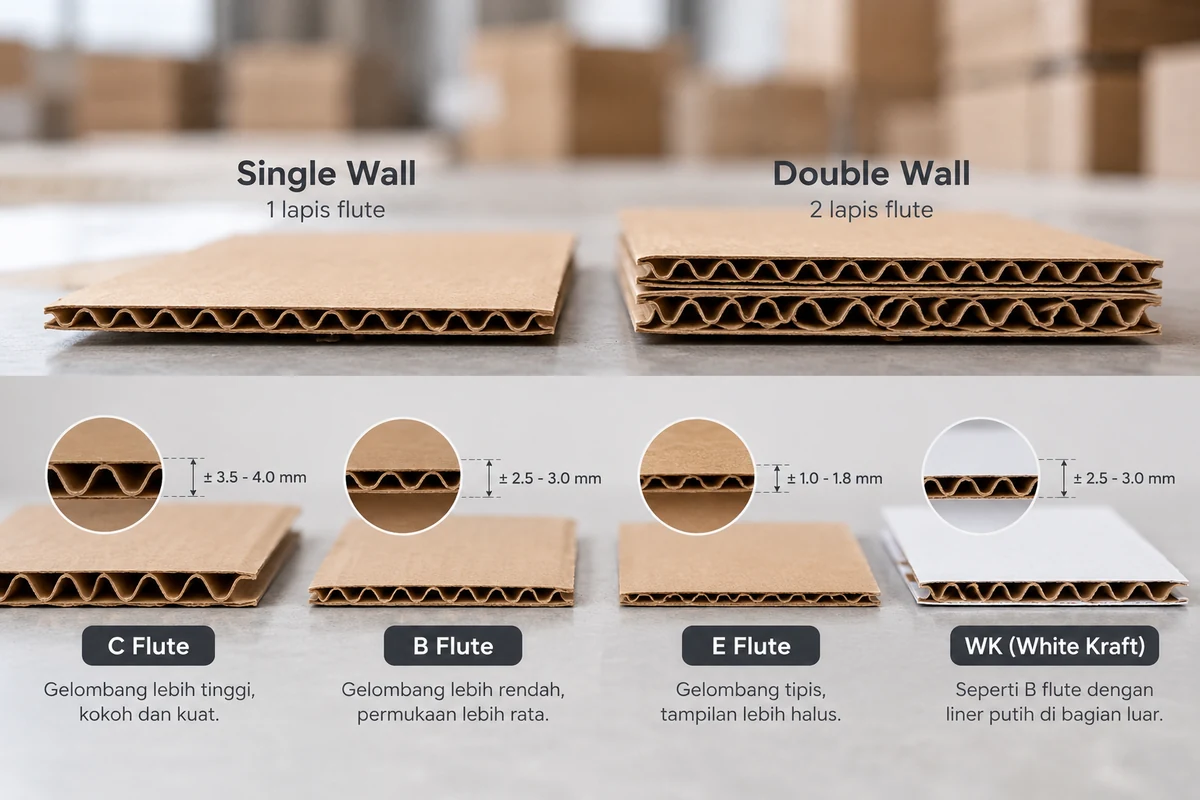 You are currently viewing Corrugated Box: Jenis, Fungsi & Cara Memilih Kardus yang Tepat untuk Bisnis